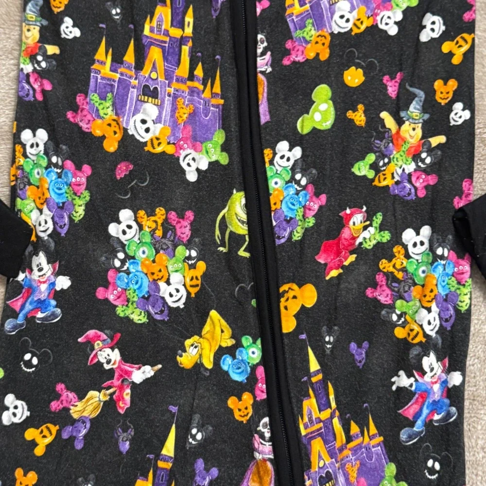 Bamboo Bliss Halloween Disney Characters Bamboo Zip Sleeper 4T Black Multi
